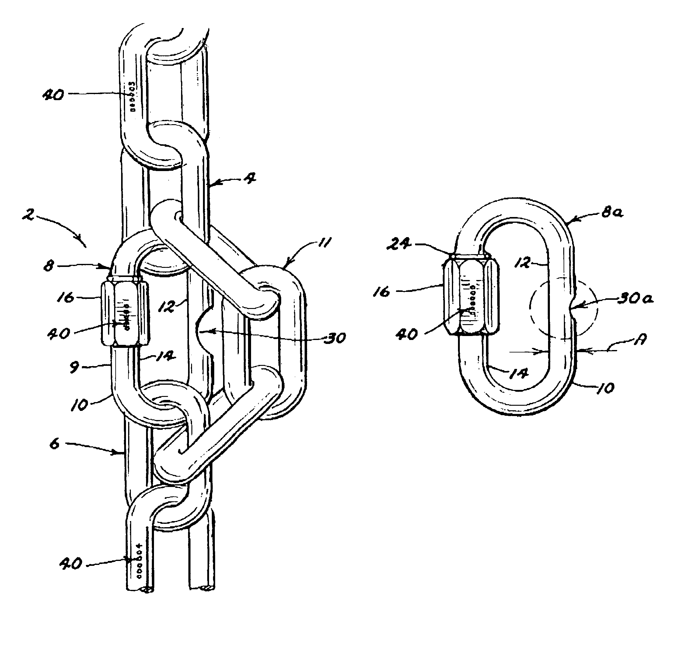 Load bearing device including overboard indicator