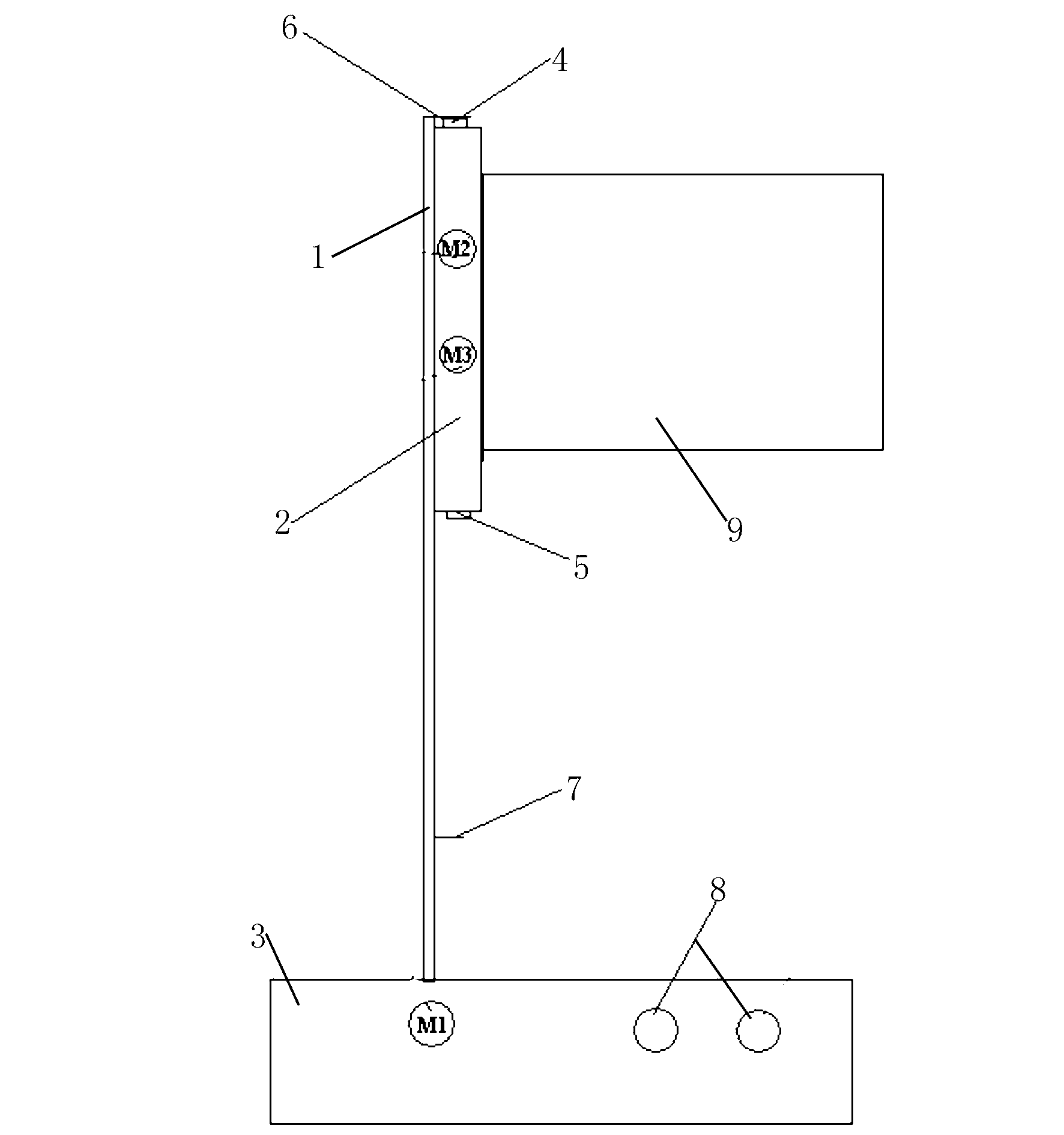 Intelligent flag lifting system and control method of intelligent flag lifting system