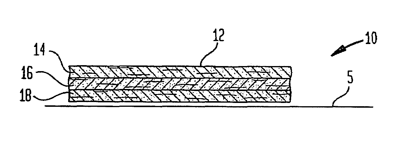 Multilayer conductive appliance having wound healing and analgesic properties
