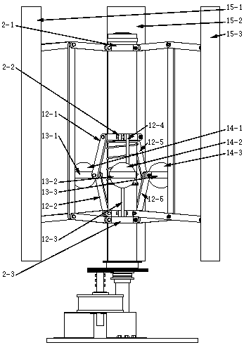 Vertical axis wind turbine applicable to typhon
