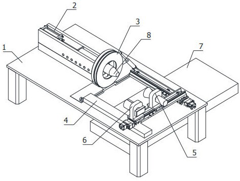 Automobile steering pull rod assembly pre-pressing necking machine