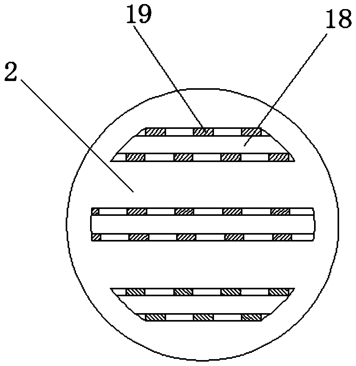 Horn ribbon vertical mixing integrated flavoring powder production equipment and production process