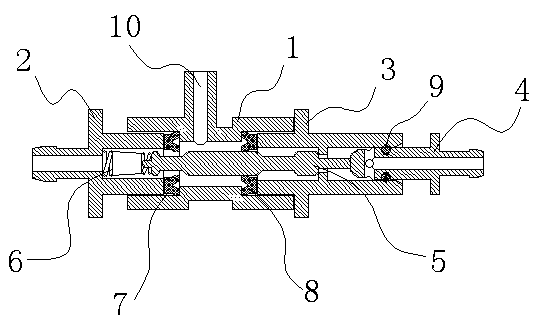 Waterway connecting device for coffee machine