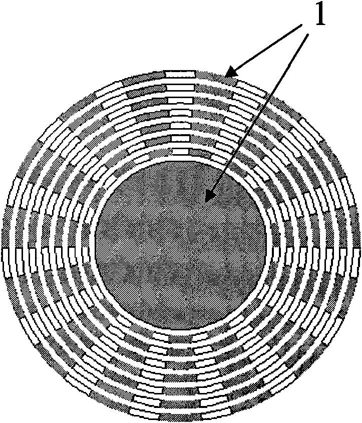 Method for solving cracking problem during sintering of ceramic concentric spheres