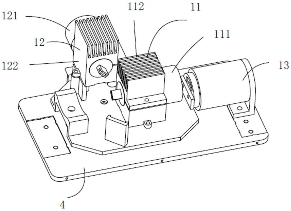 Light spot trajectory control device in laser dental preparation robot