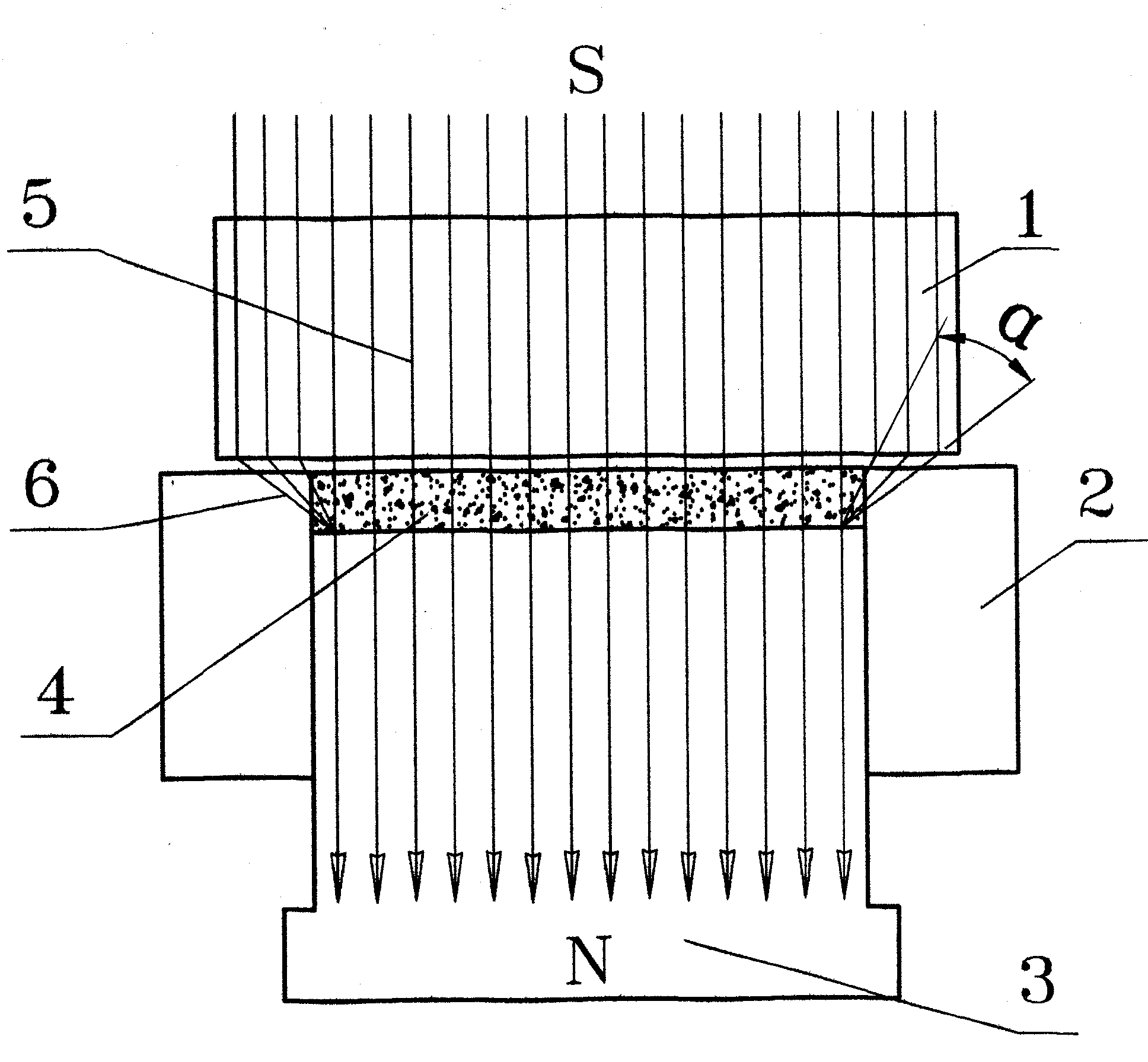 Mold for rectifying deformation of permanent magnetic ferrite product