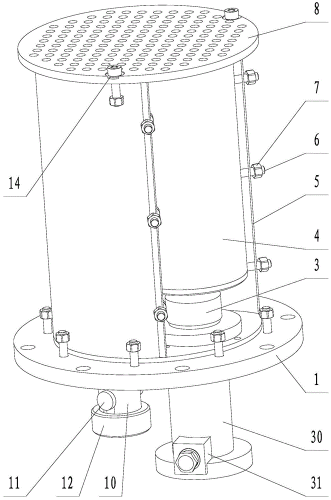 Rope throwing appliance mechanism for recovering autonomous underwater vehicle