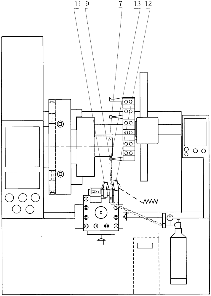 Numerical control machine tool with laser heating function