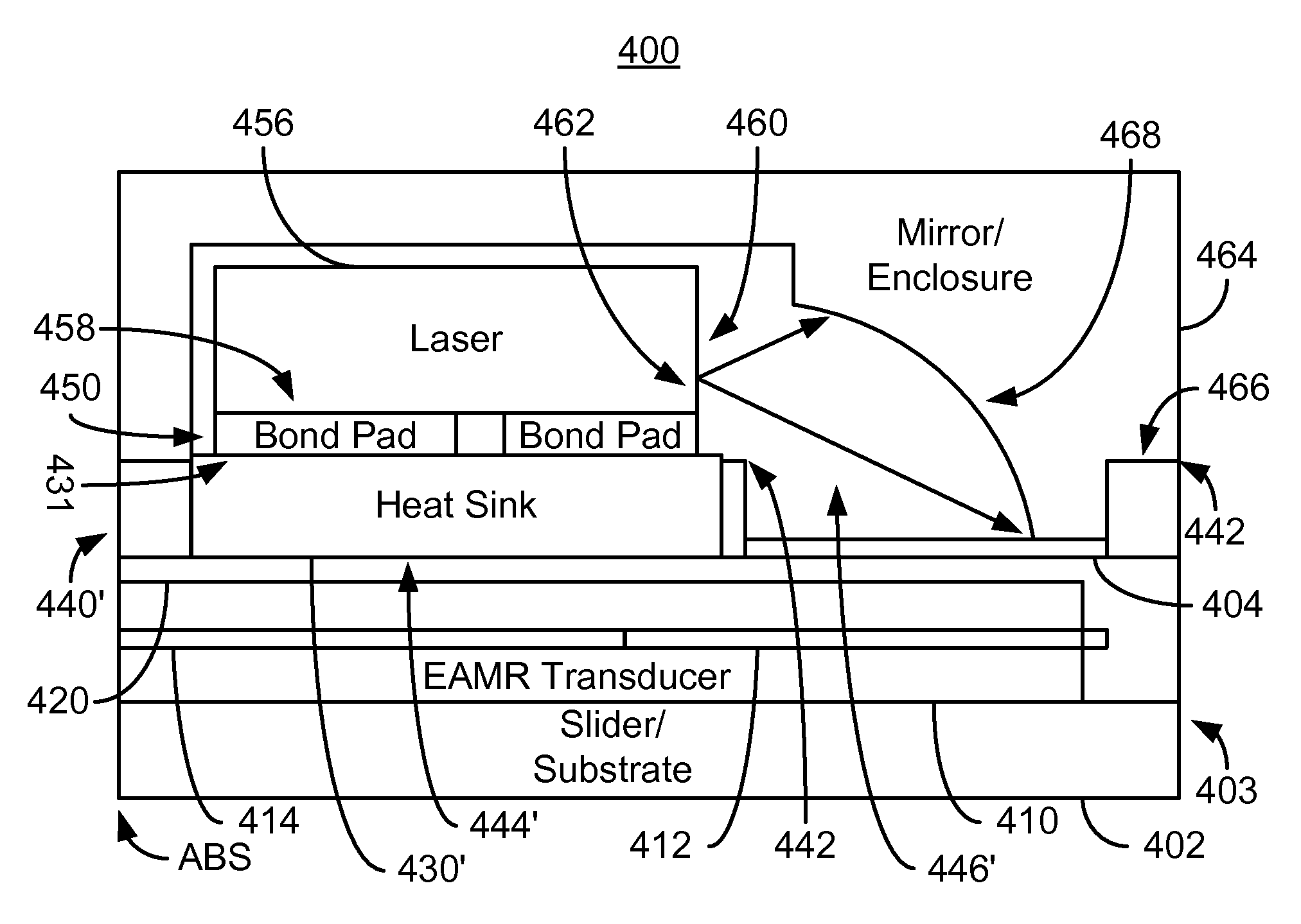 Method for providing an energy assisted magnetic recording (EAMR) head