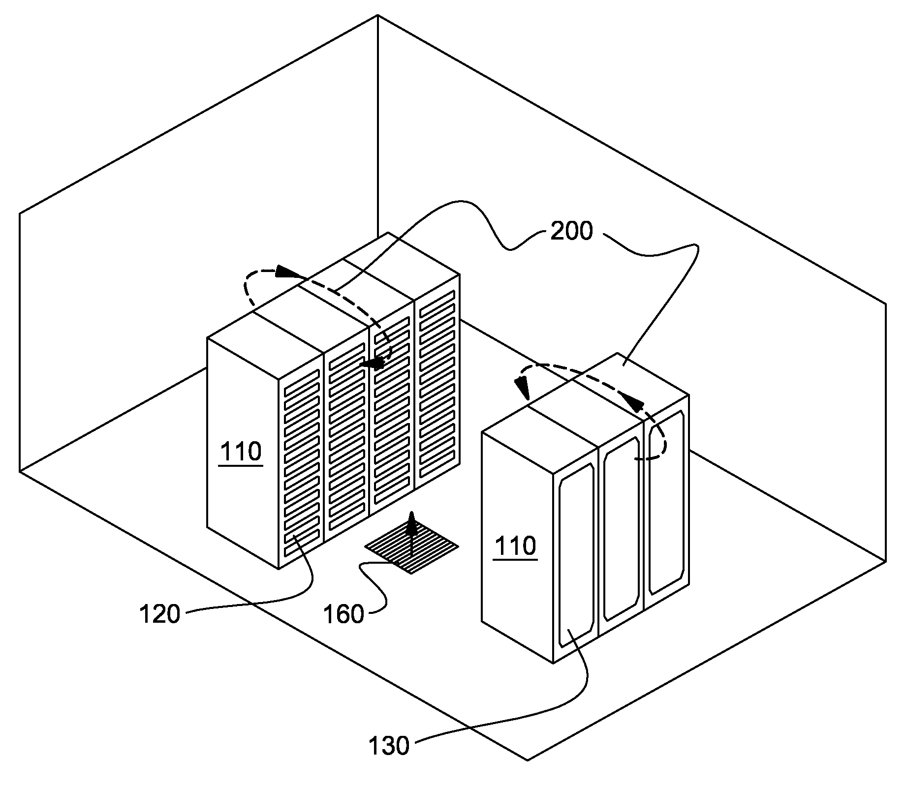 Hybrid air and liquid coolant conditioning unit for facilitaating cooling of one or more electronics racks of a data center