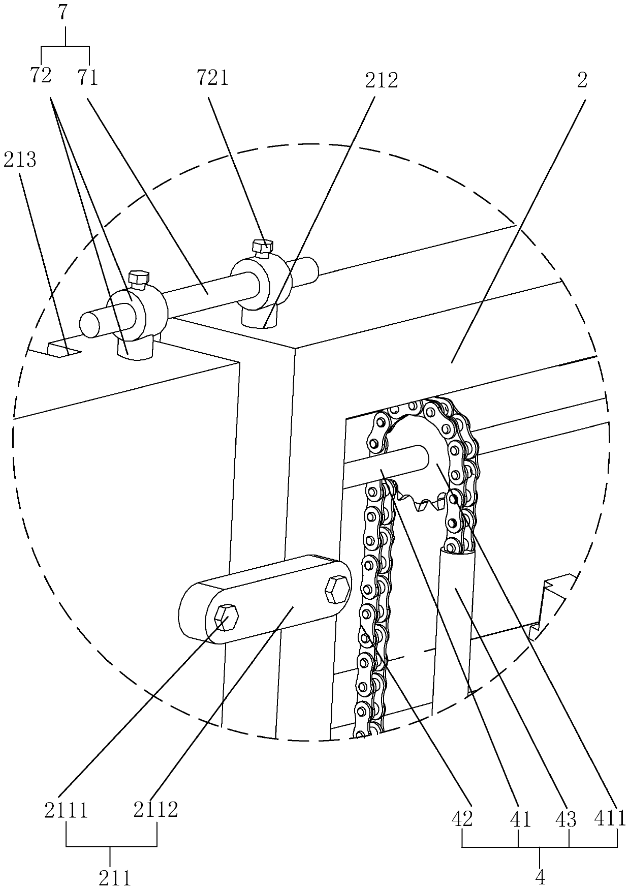 Efficient type motor forklift