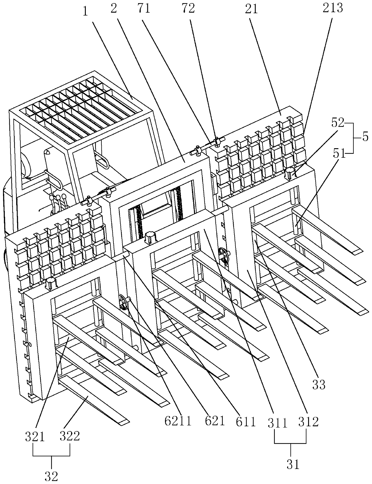 Efficient type motor forklift