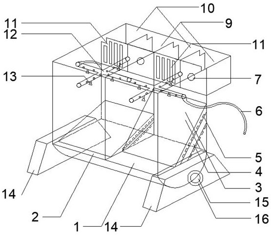 Variable gradient simulation device for slope interface instability caused by soft clamping rock argillization under dry-wet alternation effect