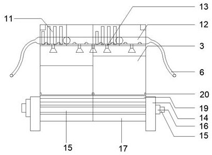 Variable gradient simulation device for slope interface instability caused by soft clamping rock argillization under dry-wet alternation effect