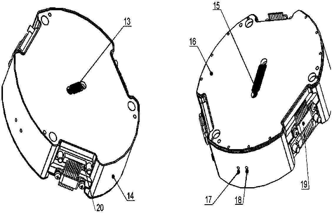 A helicopter model rotor rotation signal acquisition device