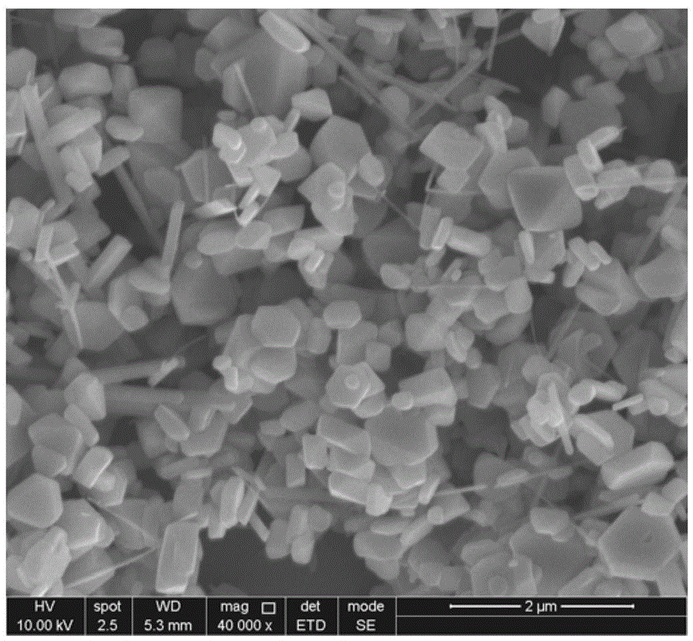 A kind of low-temperature preparation method of delafossite structure cufeo2 crystal material