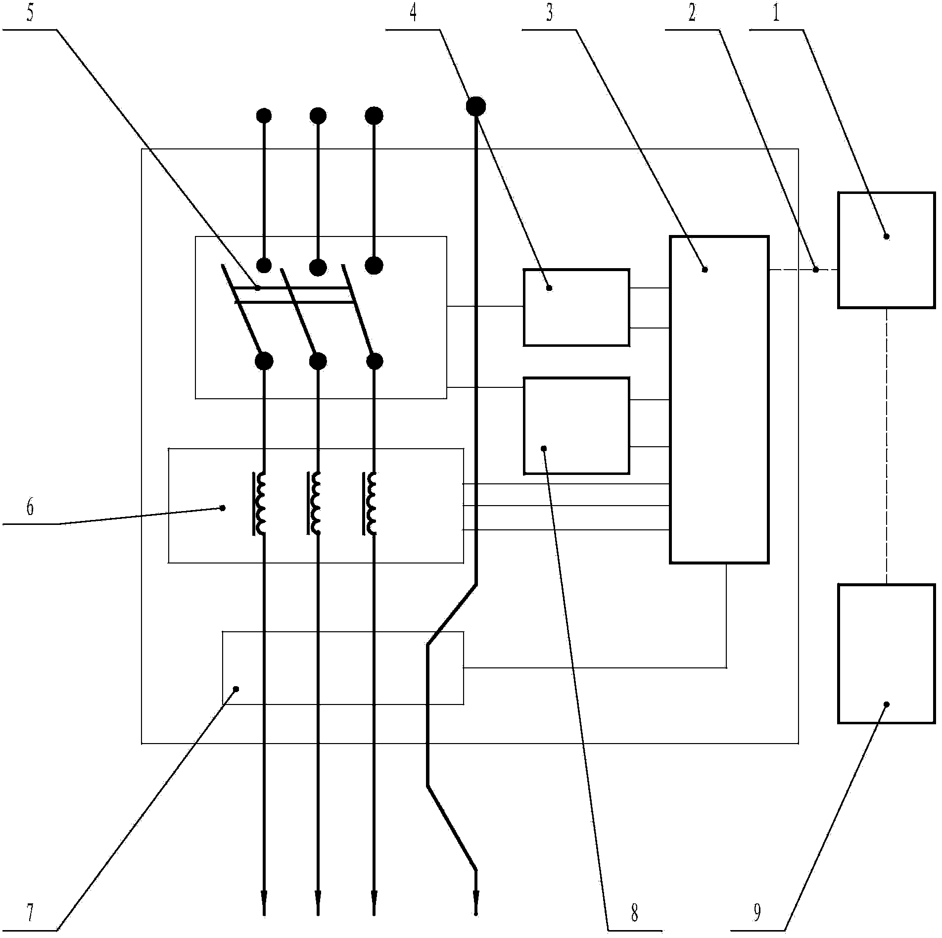 Remote monitoring circuit breaker