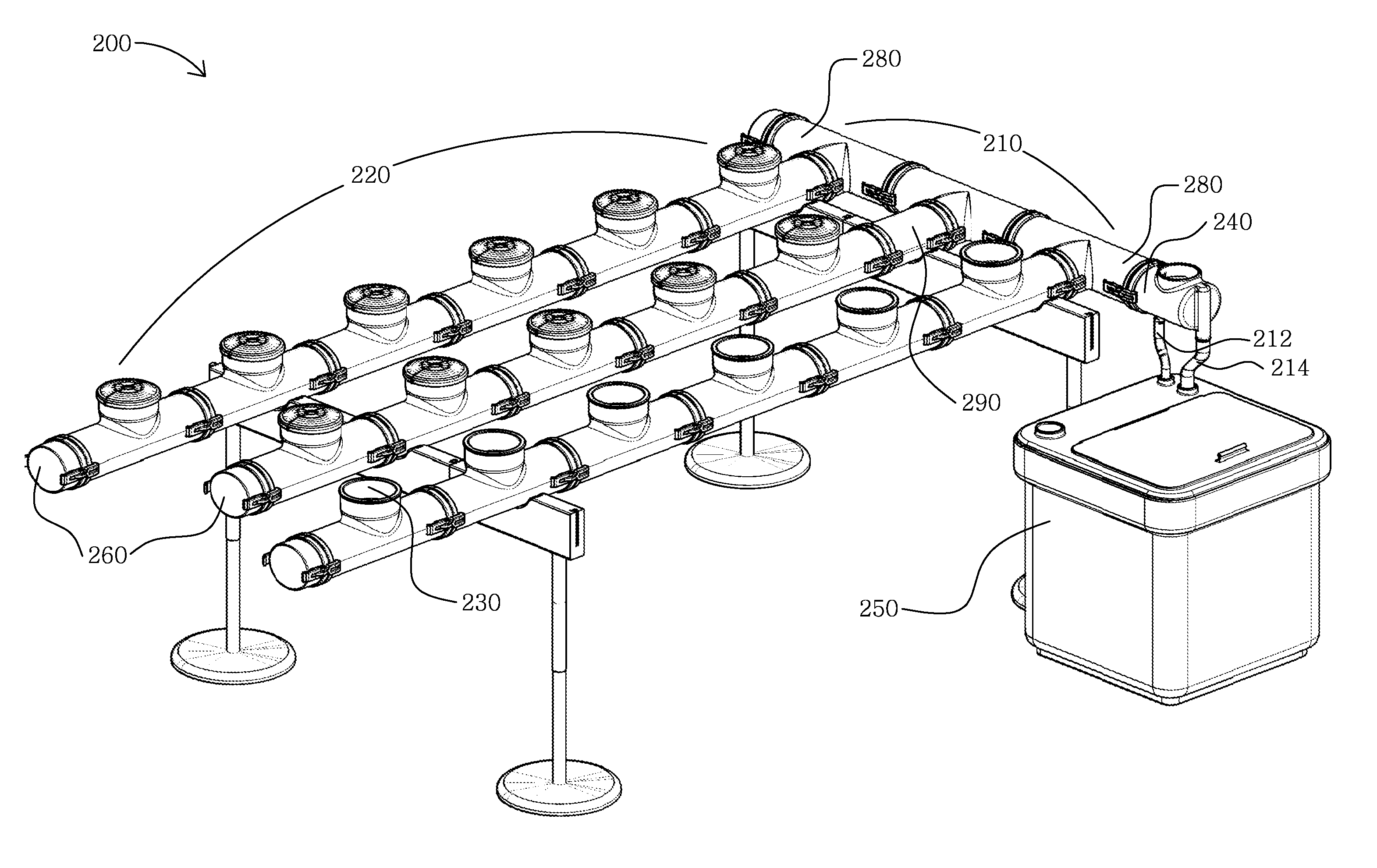 Modular hydroponic growing system