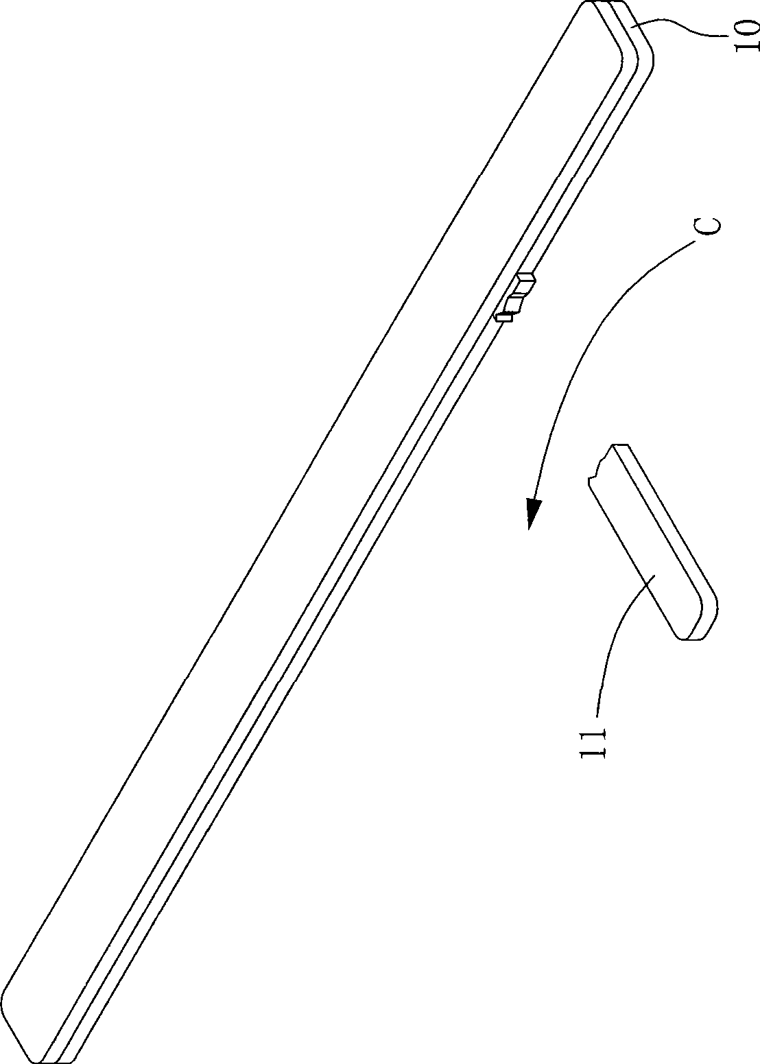 Reinforcing structure for flexible circuit board