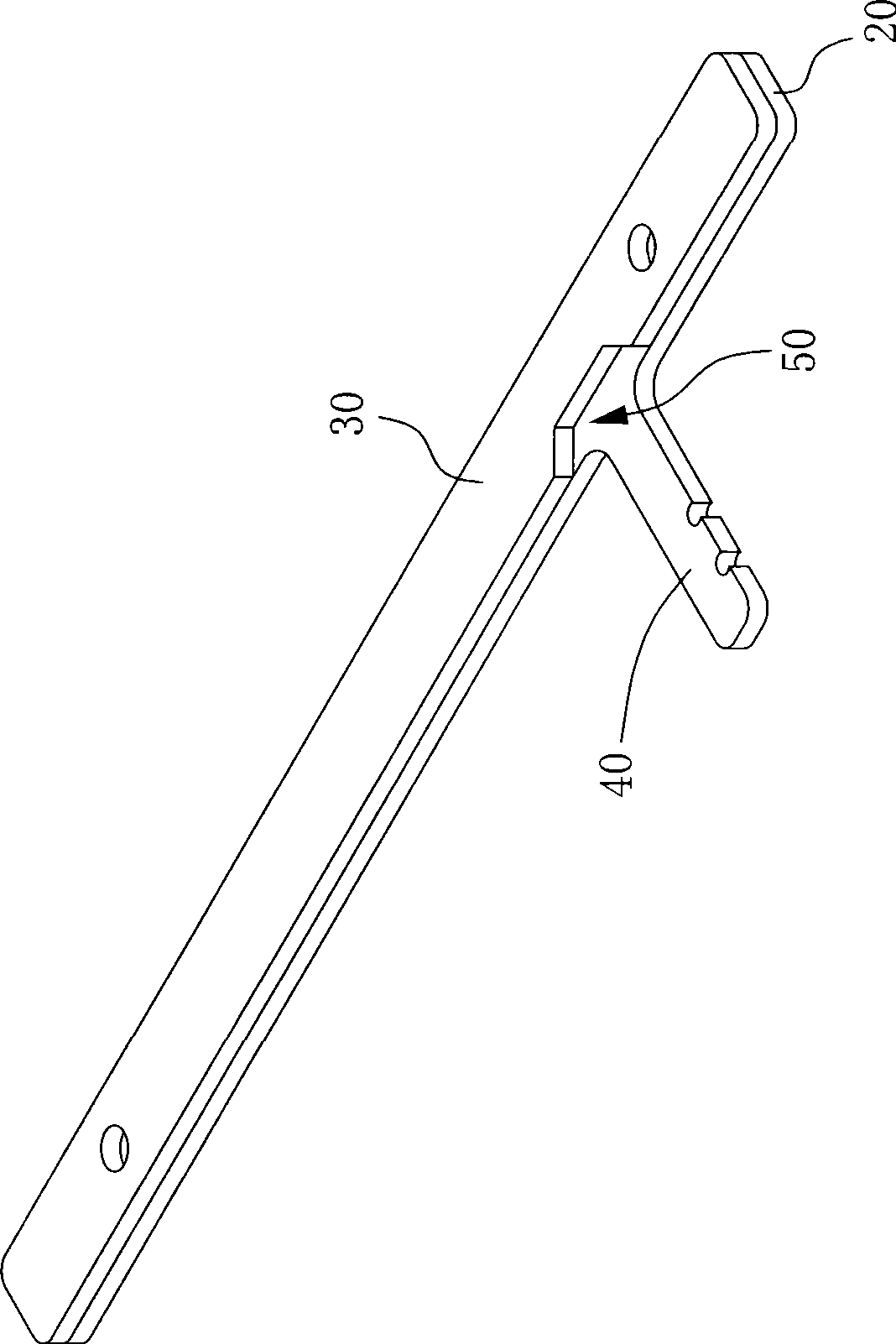 Reinforcing structure for flexible circuit board