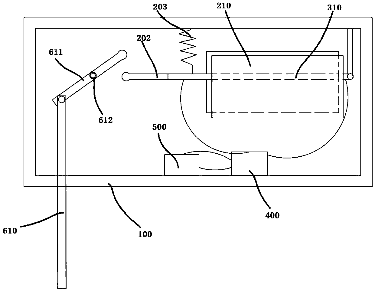 Passive transmission power generation communication device and passive intelligent brake shoe with same