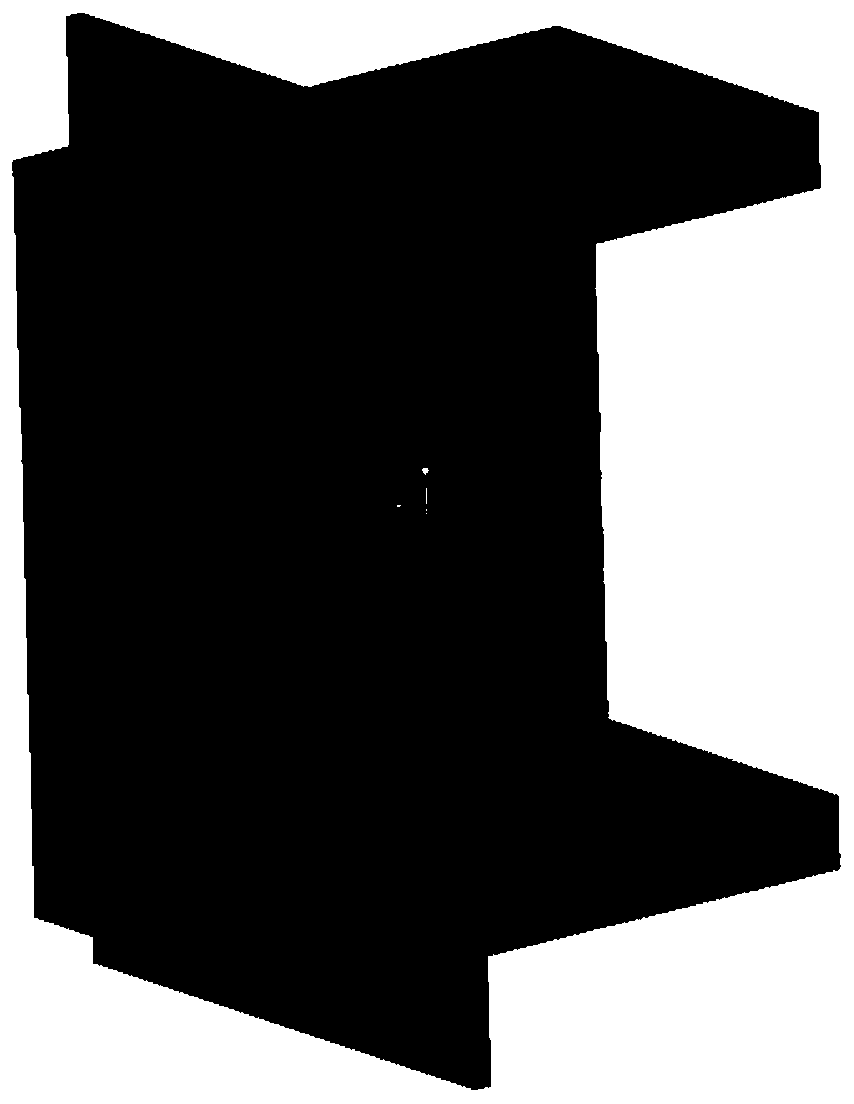 Channel steel supports with flow blocking sheet structure for fixing heat preservation layer outside reactor