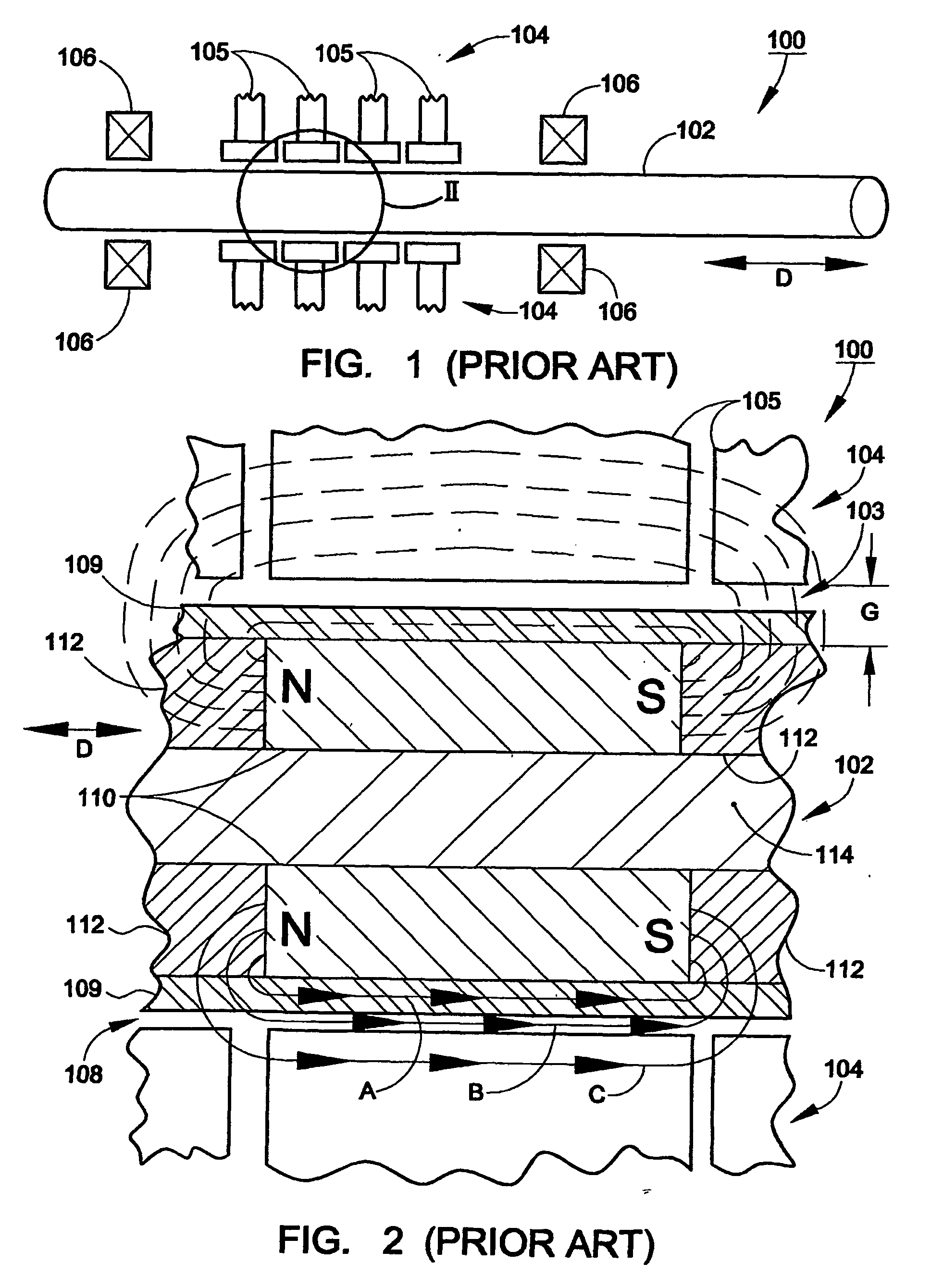 Bearing surface layer for magnetic motor
