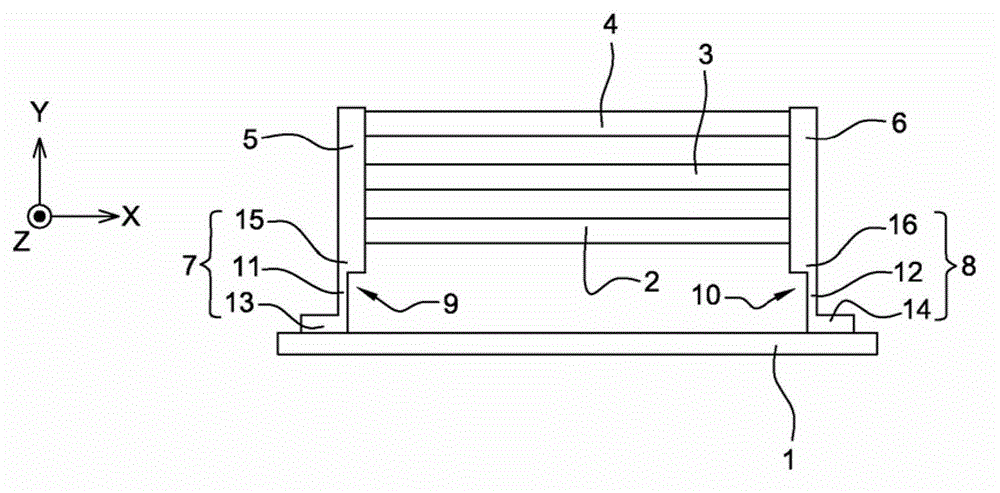 Printed circuit comprising at least one ceramic component