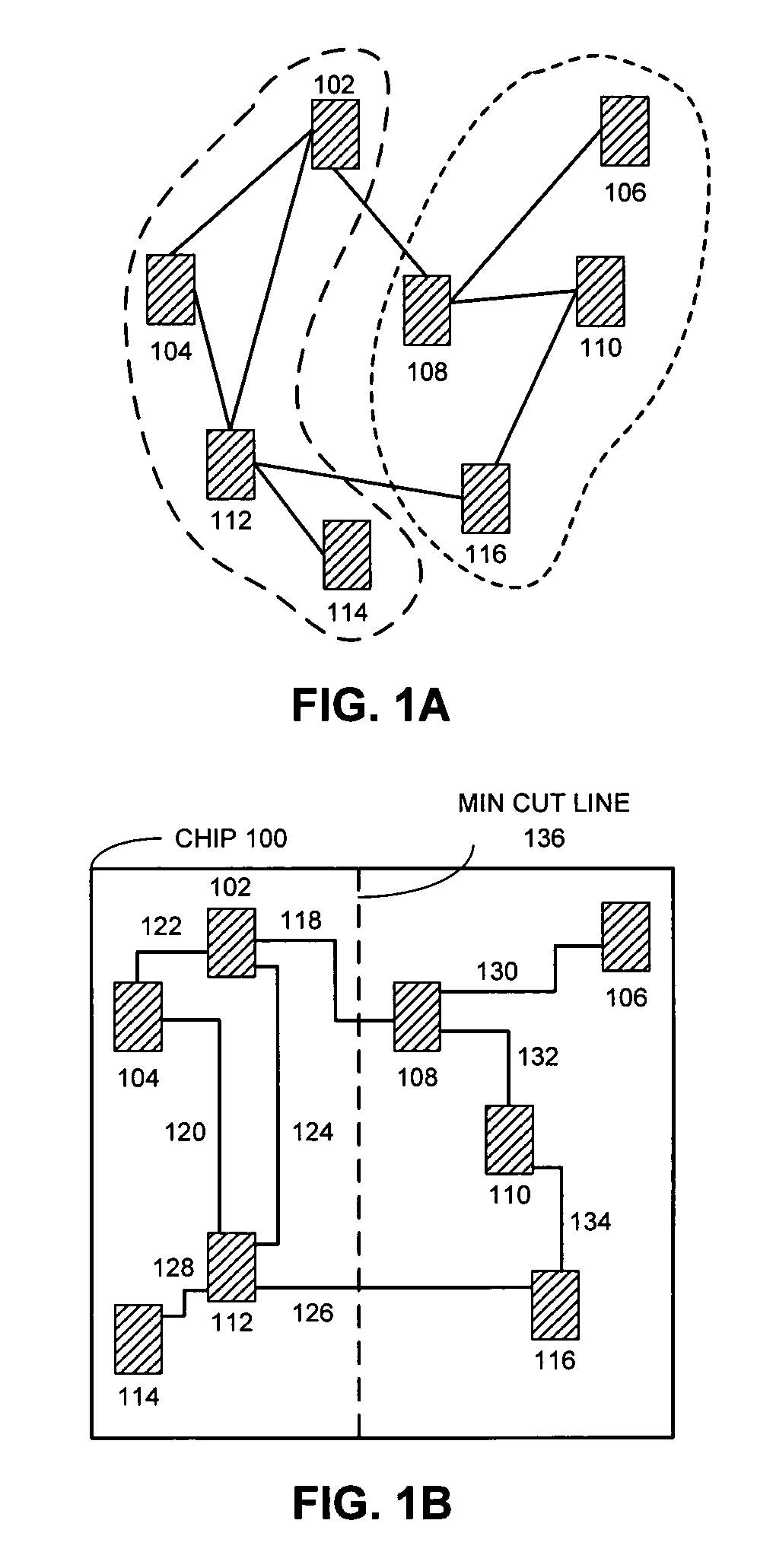 Method and apparatus for partitioning an integrated circuit chip