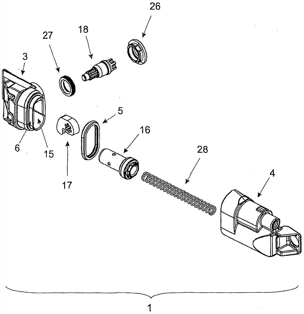 Damping device for a movable furniture part and method for producing the same