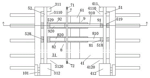 A bridge with automatic cleaning type expansion joint device