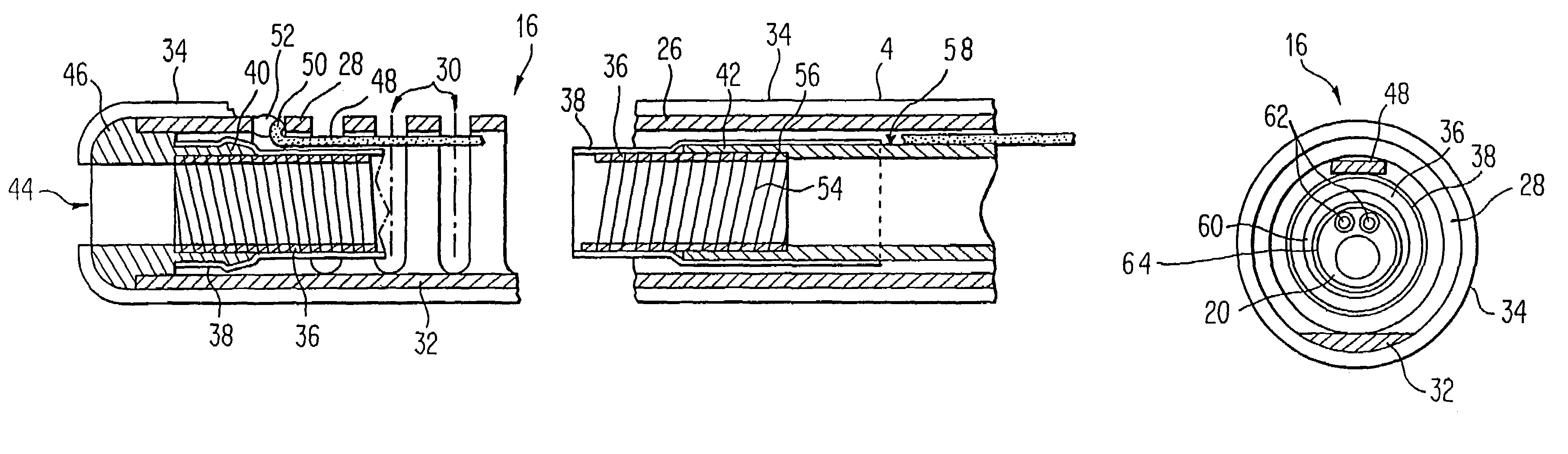 Treatment device with guidable needle