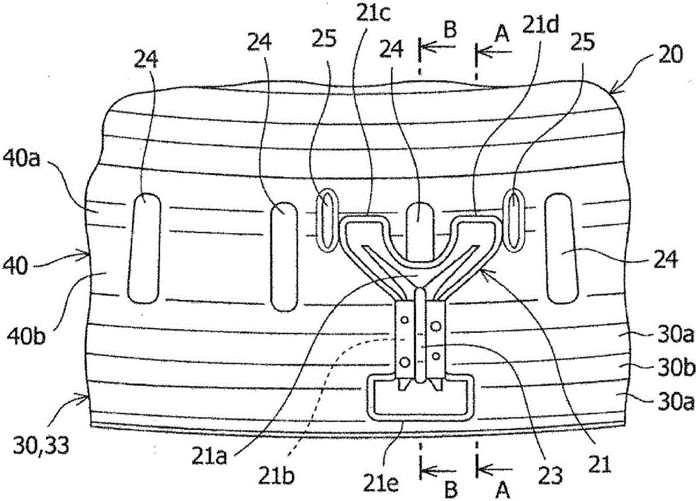 Striker bracket attachment structure for vehicular hood