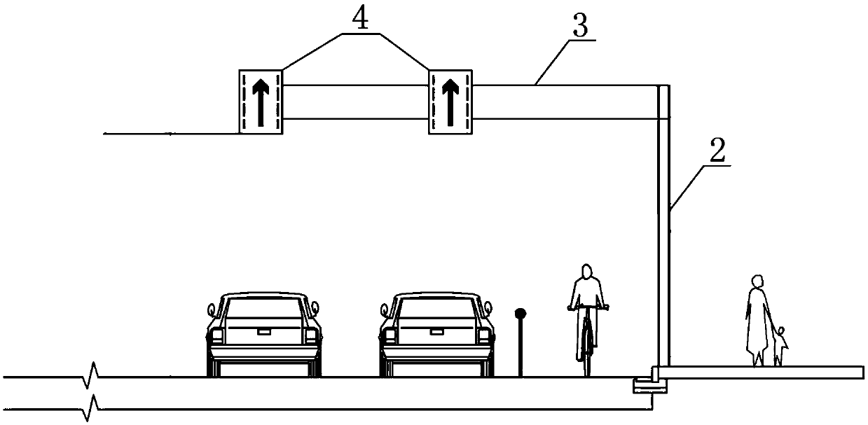 Variable multifunctional embedded roadside motorized parking space