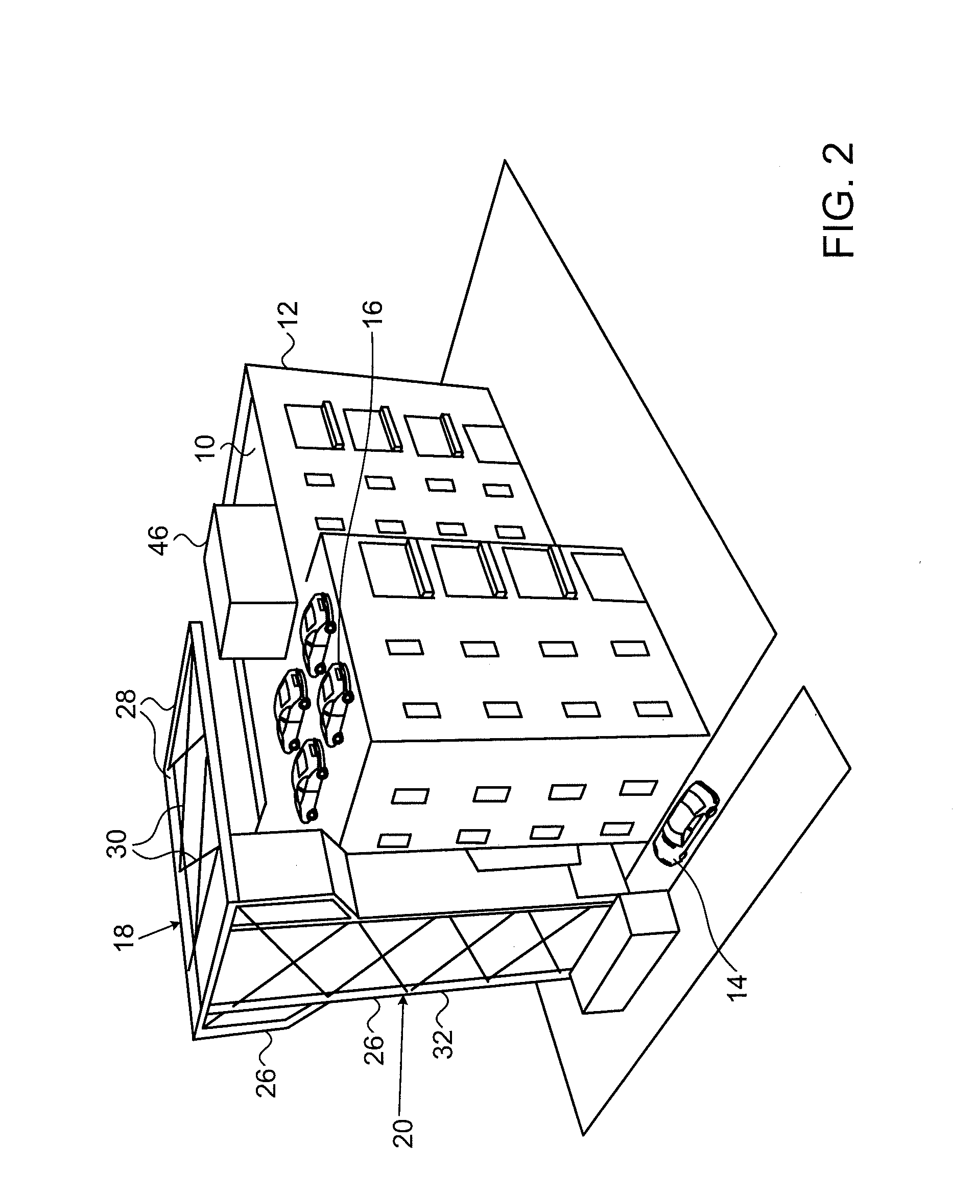 Roof-top parking system and method