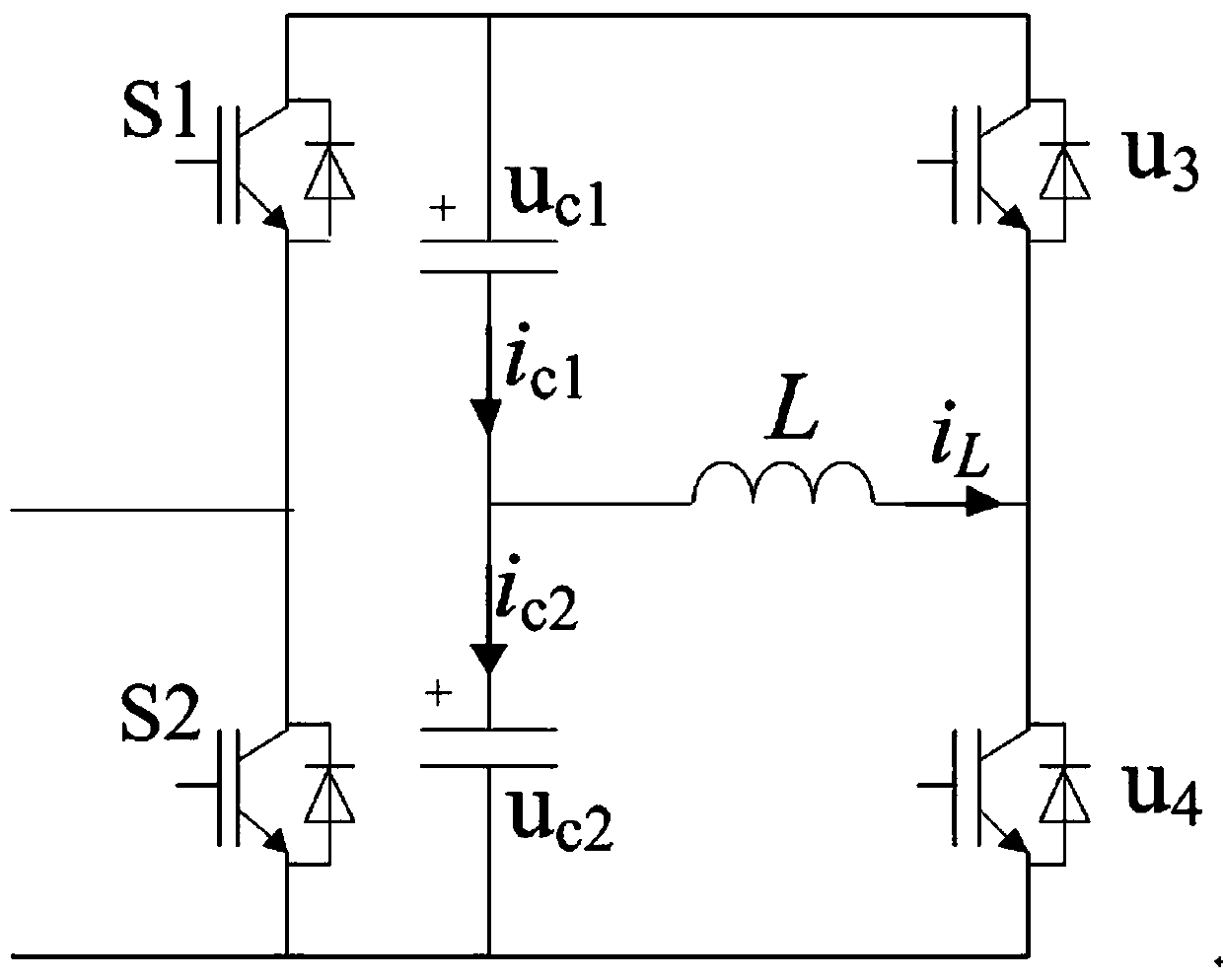 High-voltage flexible direct-current device capable of reducing capacitor size