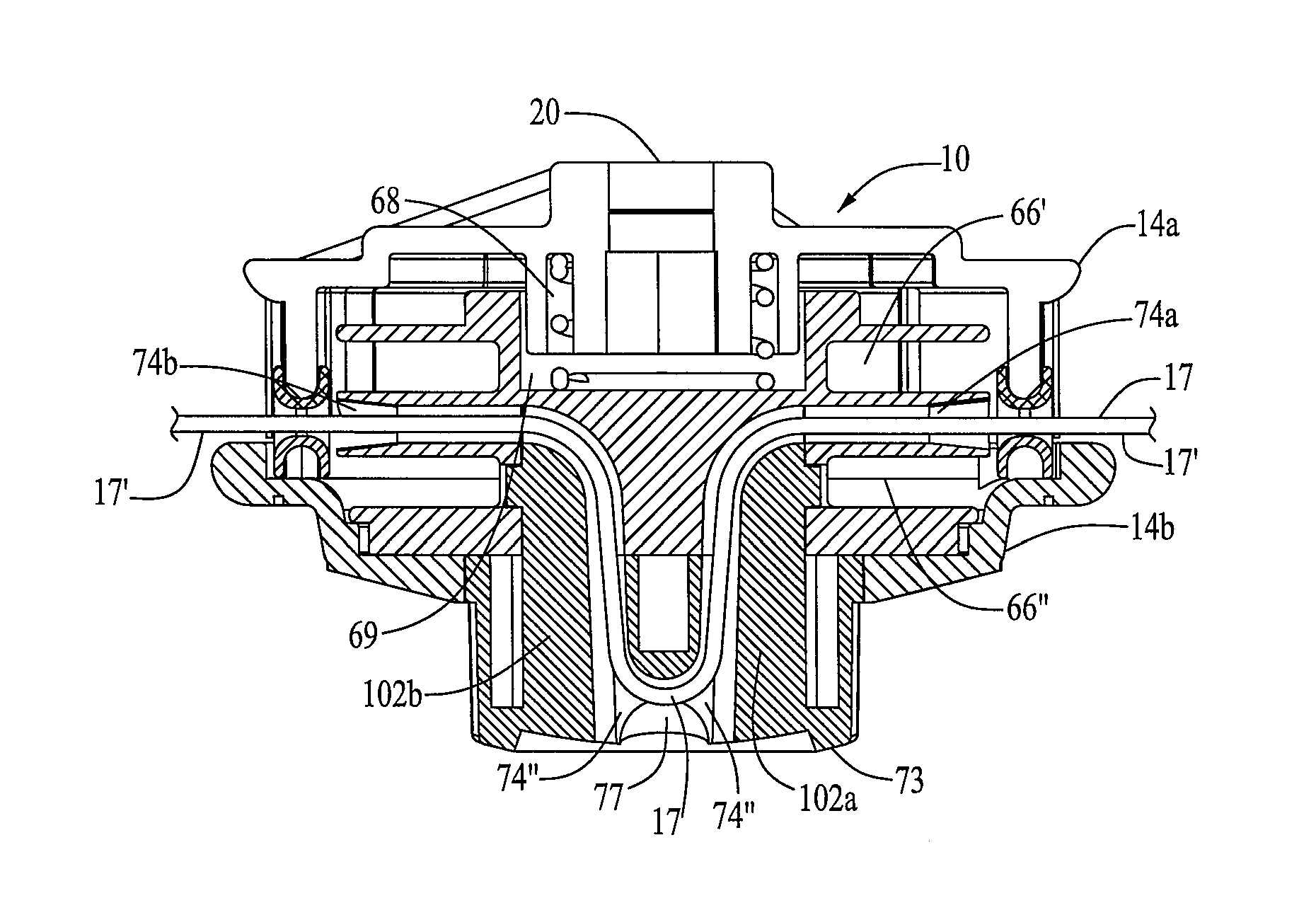 Trimmer head spool for use in flexible line rotary trimmer heads having improved line loading mechanism