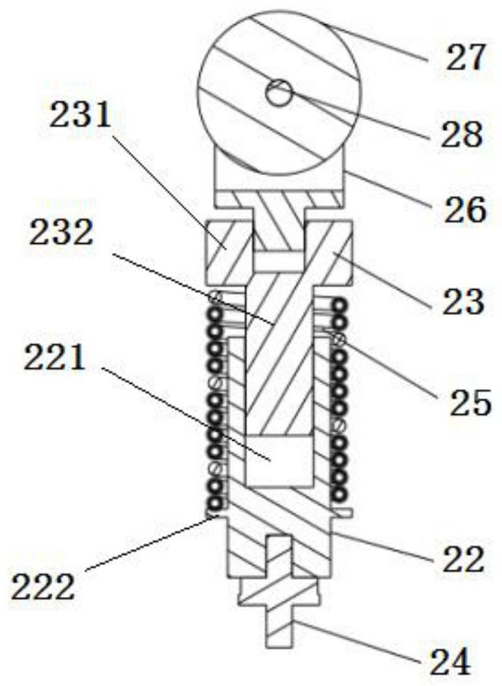 An automatic cloth device with a narrow space in a vertical plane