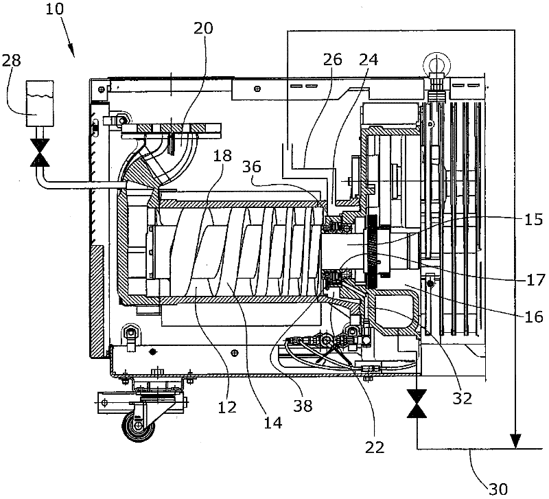 Method for cleaning a vacuum pump