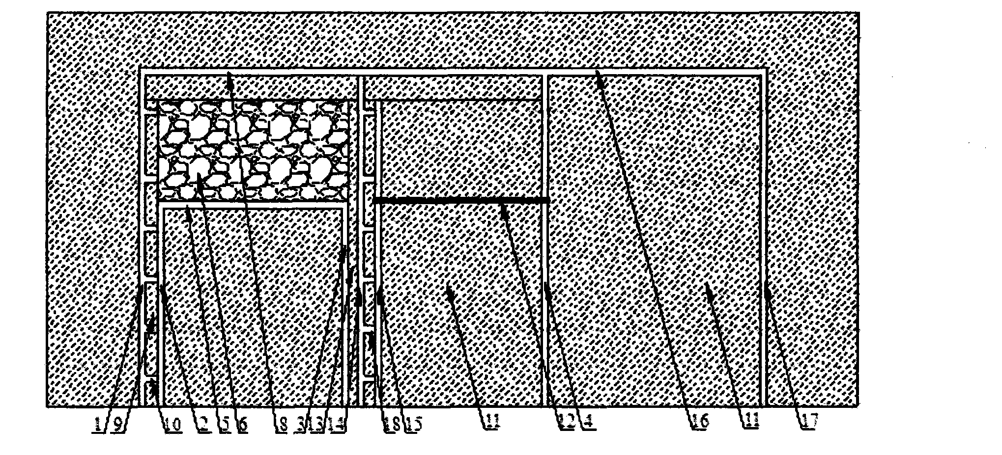 Cross-district double-U-shaped ventilating system for high-gas working face and application method for cross-district double-U-shaped ventilating system