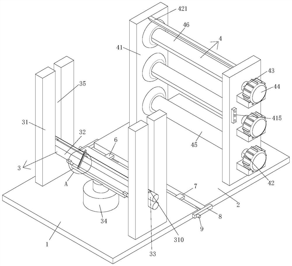 A textile thread equal volume winding device based on textile processing
