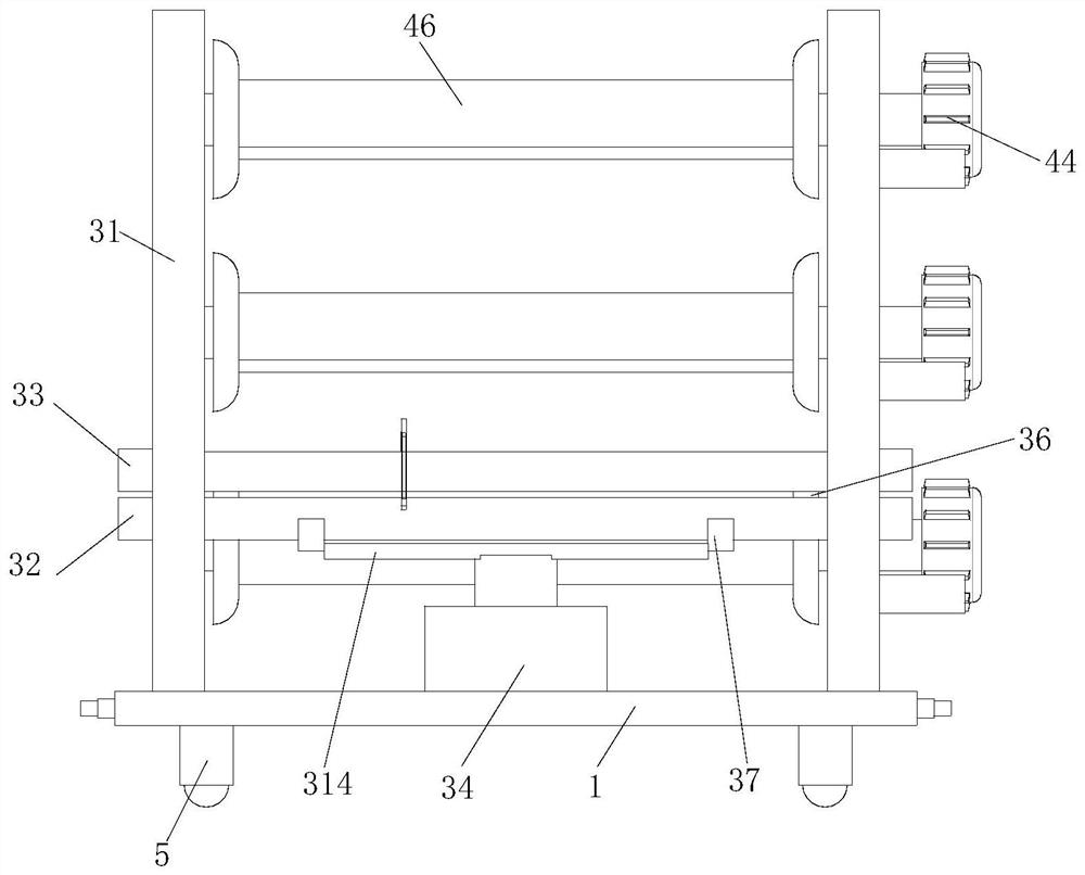 A textile thread equal volume winding device based on textile processing