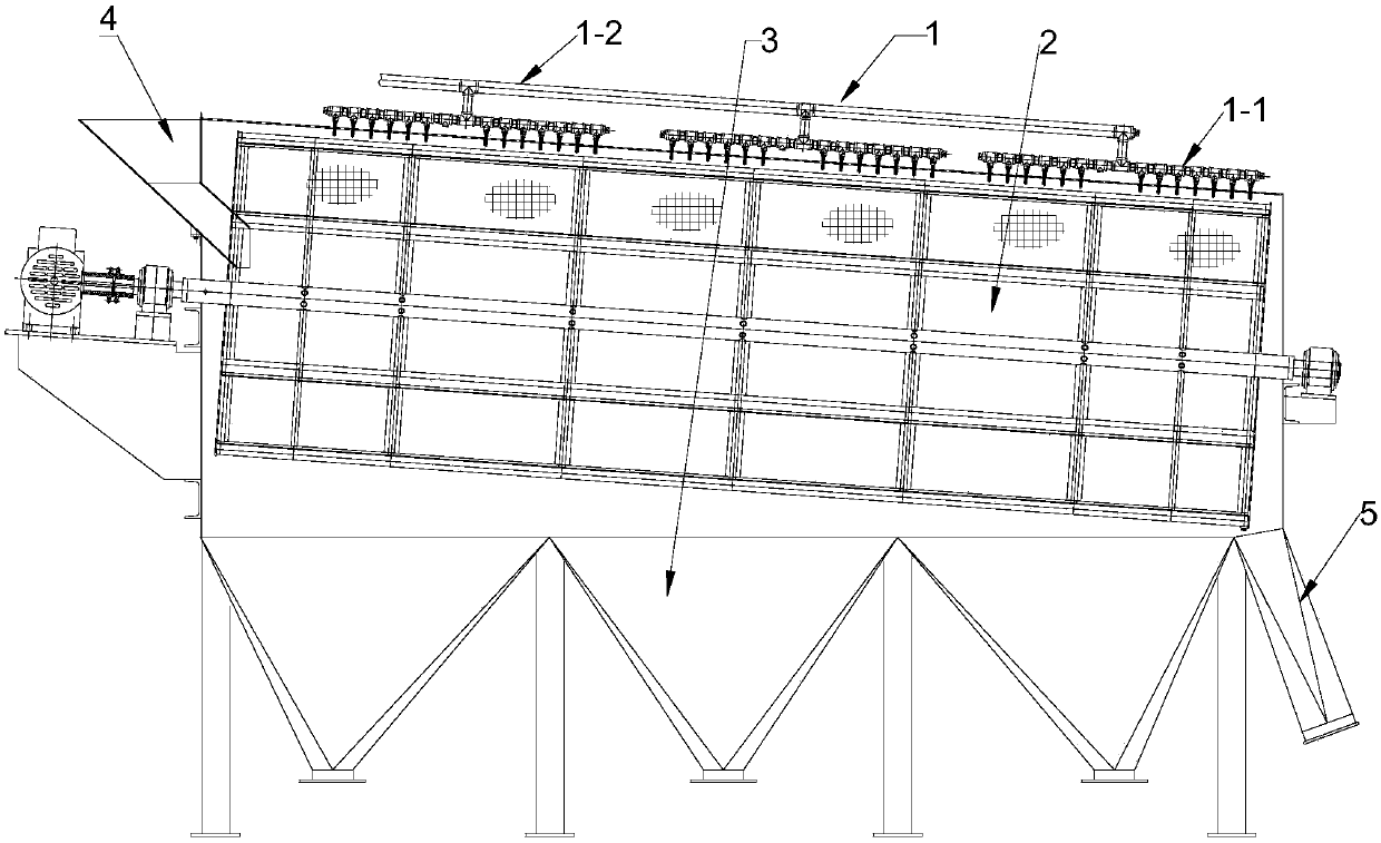 Non-clogging roller screen