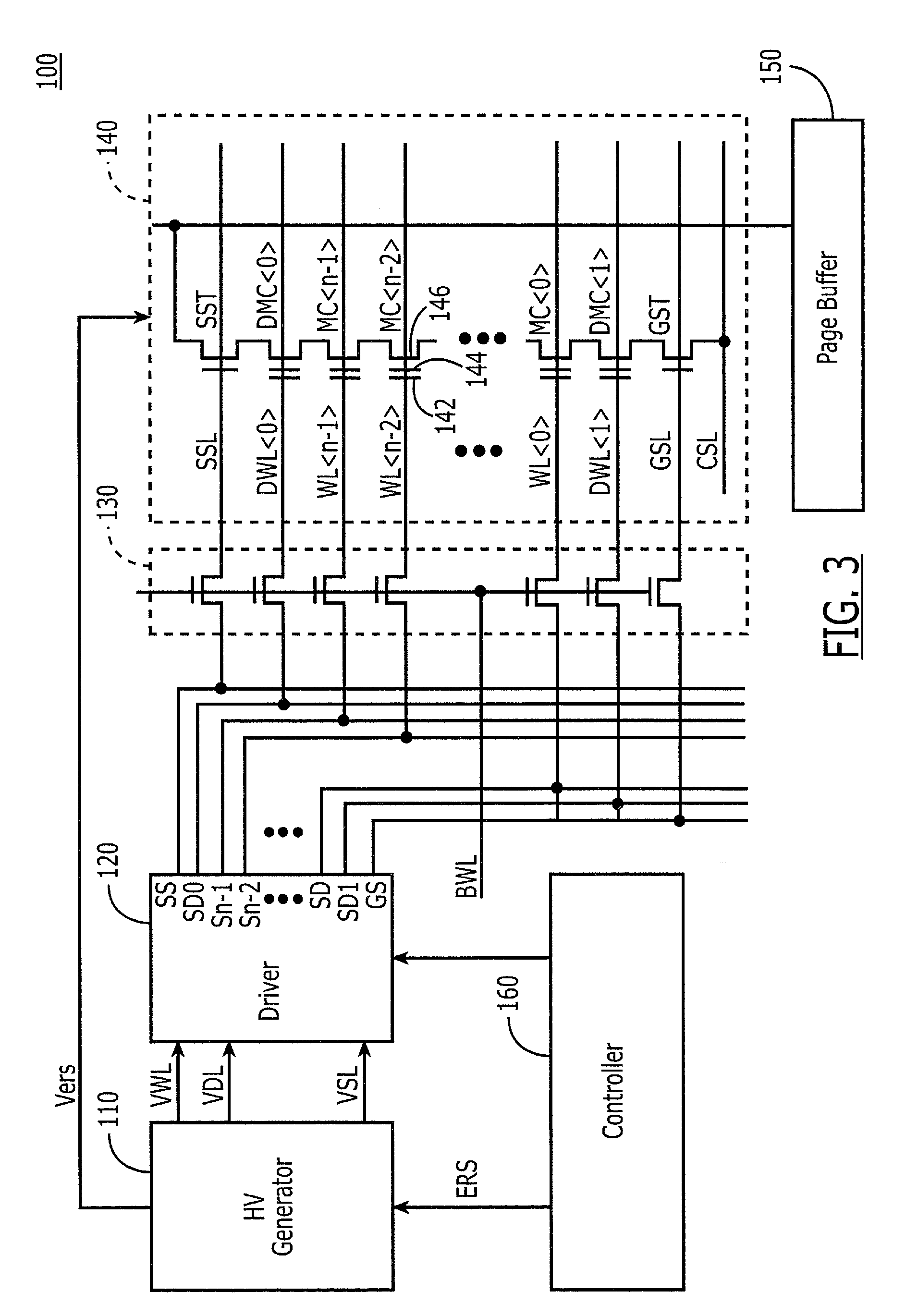 Flash memory devices and operating methods that concurrently apply different predetermined bias voltages to dummy flash memory cells than to regular memory cells during erase