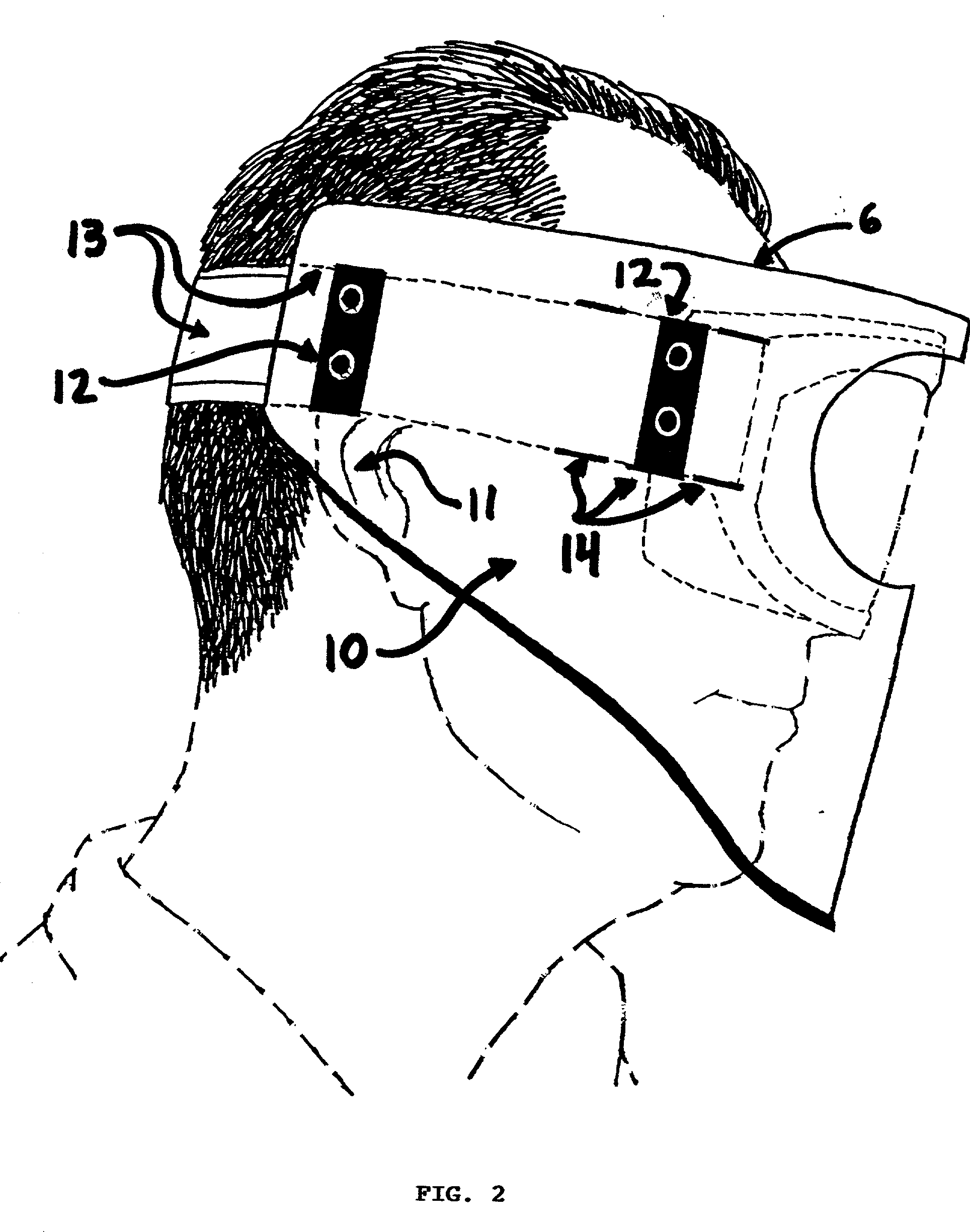 Face shield that attaches to existing eye goggle