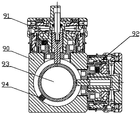 Adjusting hand wheel structure for sighting telescope with self-locking function