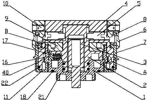 Adjusting hand wheel structure for sighting telescope with self-locking function