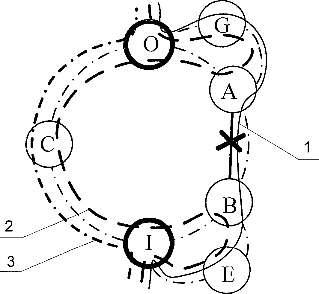 Protection rotation method for presetting protective ring