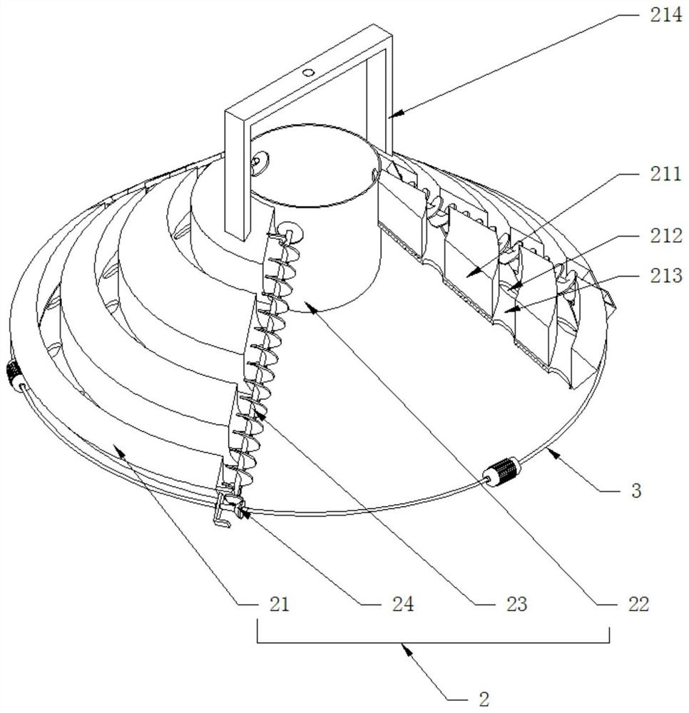 An accelerated pouring device for house construction