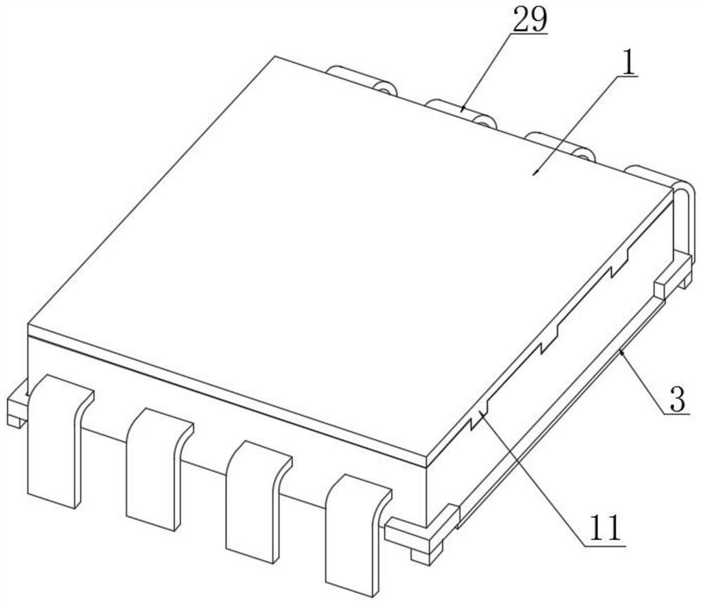 Operational amplifier chip capable of automatically measuring and controlling temperature